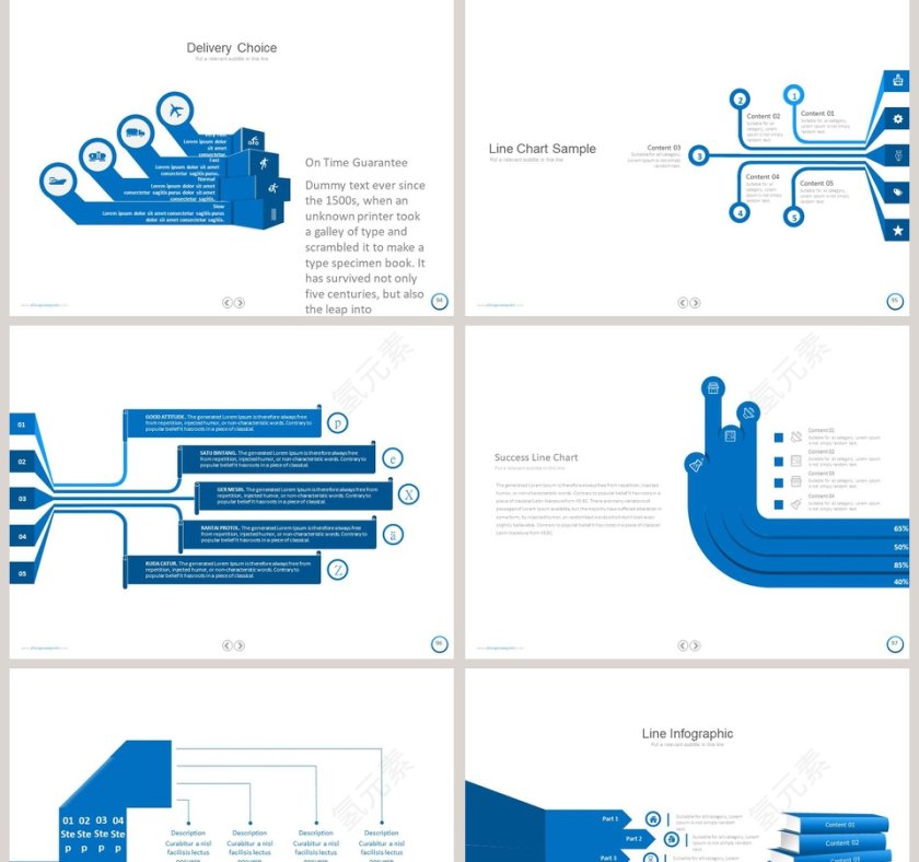   欧美经典商务时尚工作总结PPT模板第20张