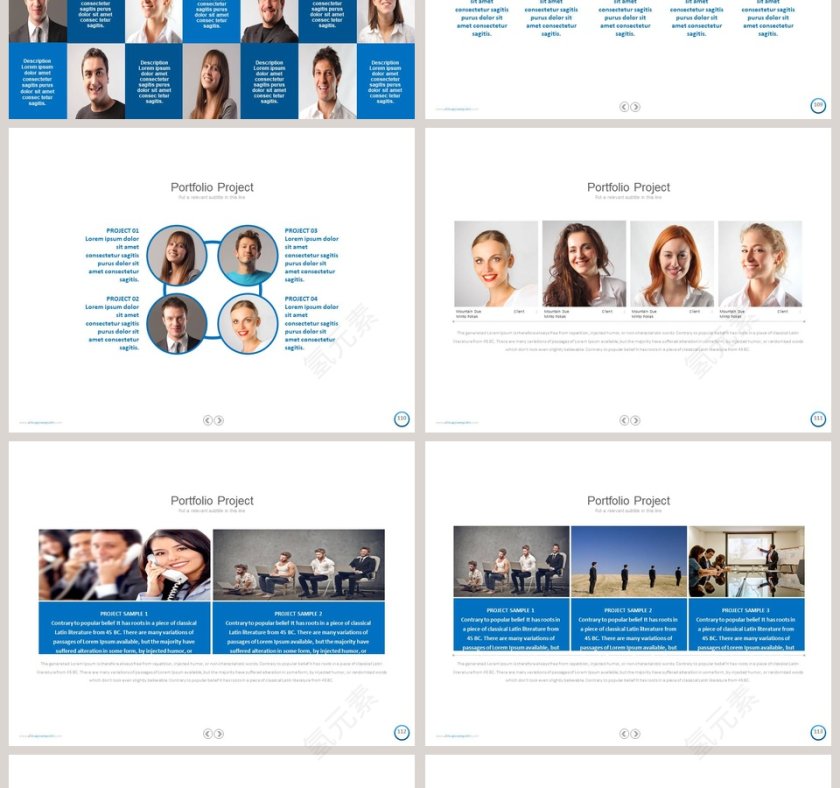   欧美经典商务时尚工作总结PPT模板第23张