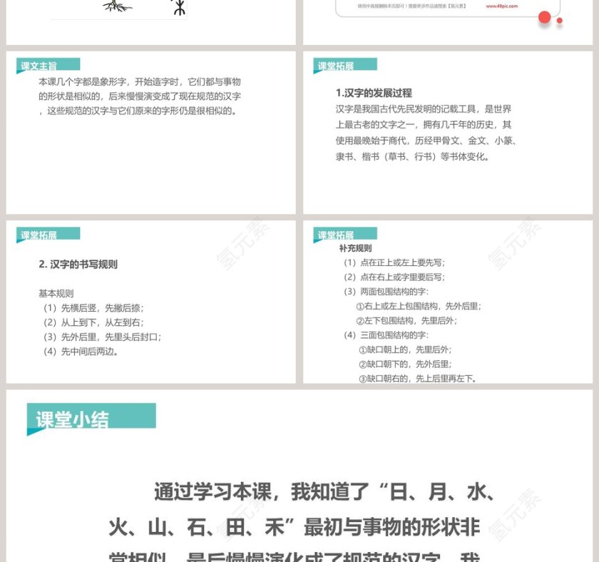 课文解读日月水火语文课件PPT第4张