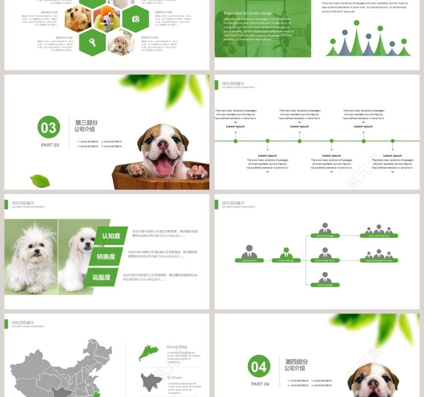 2019宠物类PPT模版第3张