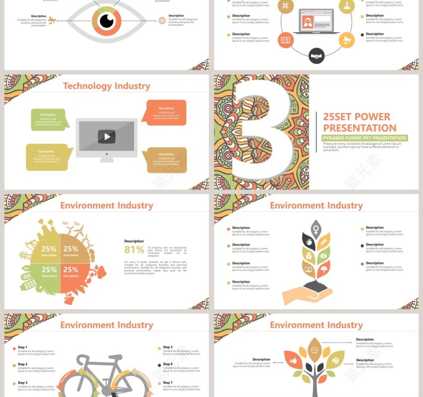 欧美复古主题PPT模板第3张