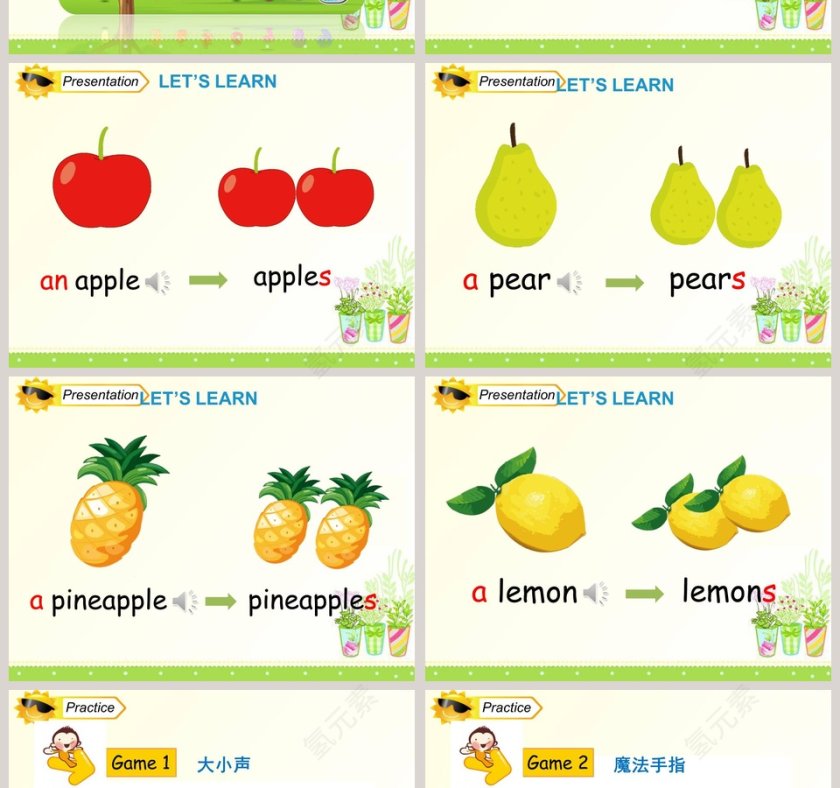 Unit3 Its a pineapple-人教教学ppt课件第2张