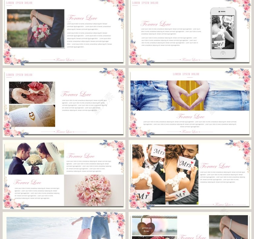 浪漫情人节表白画册照片墙第2张