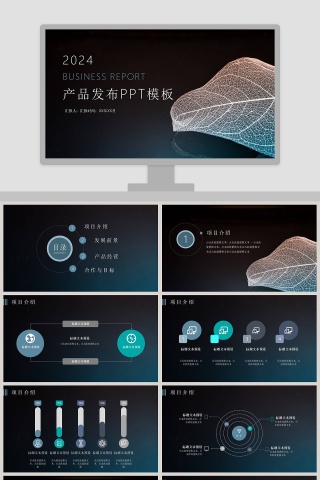 产品发布产品介绍PPT模板