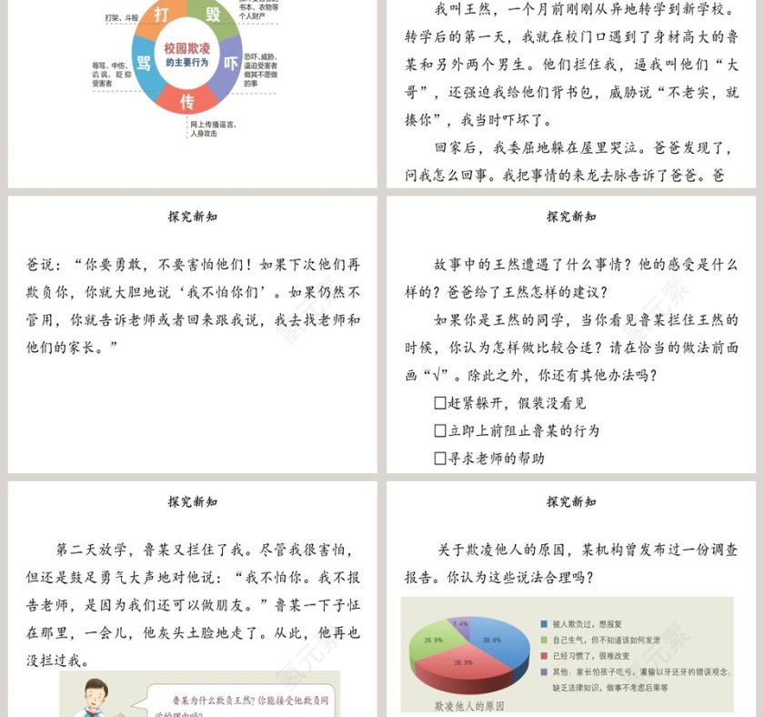 第四单元 法律保护我们健康成长 PPT模板第3张