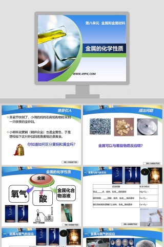 第八单元  金属和金属材料-金属的化学性质教学ppt课件