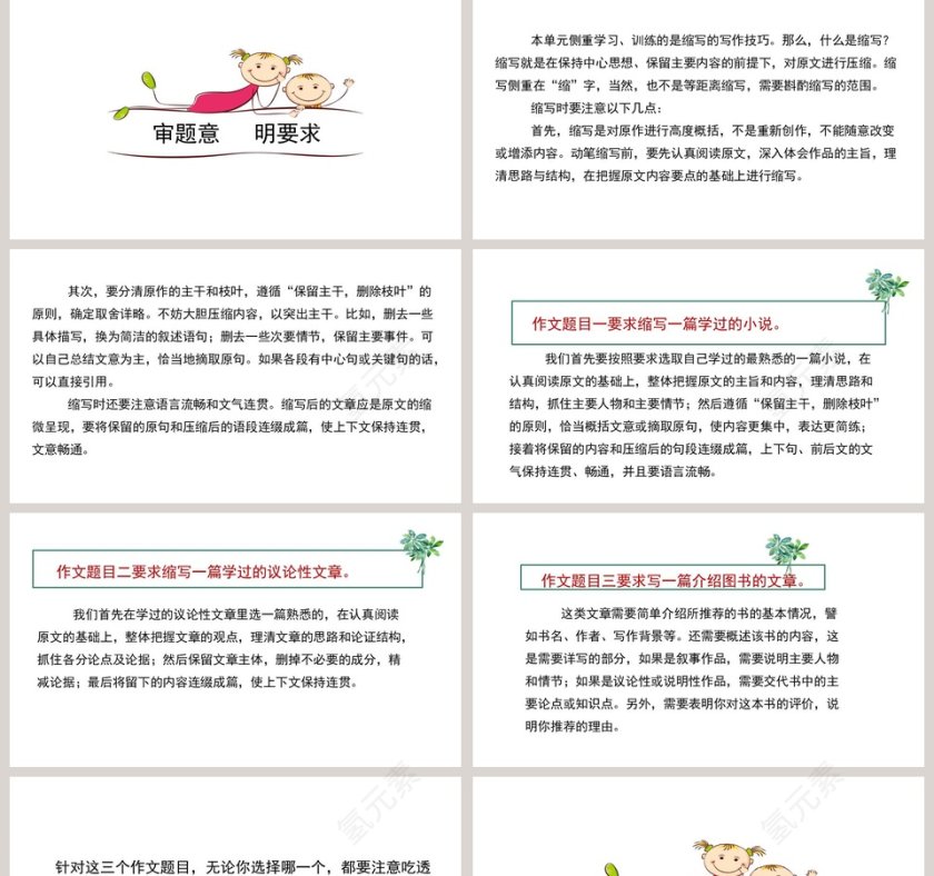 缩写技巧学习缩写语文课件PPT第2张