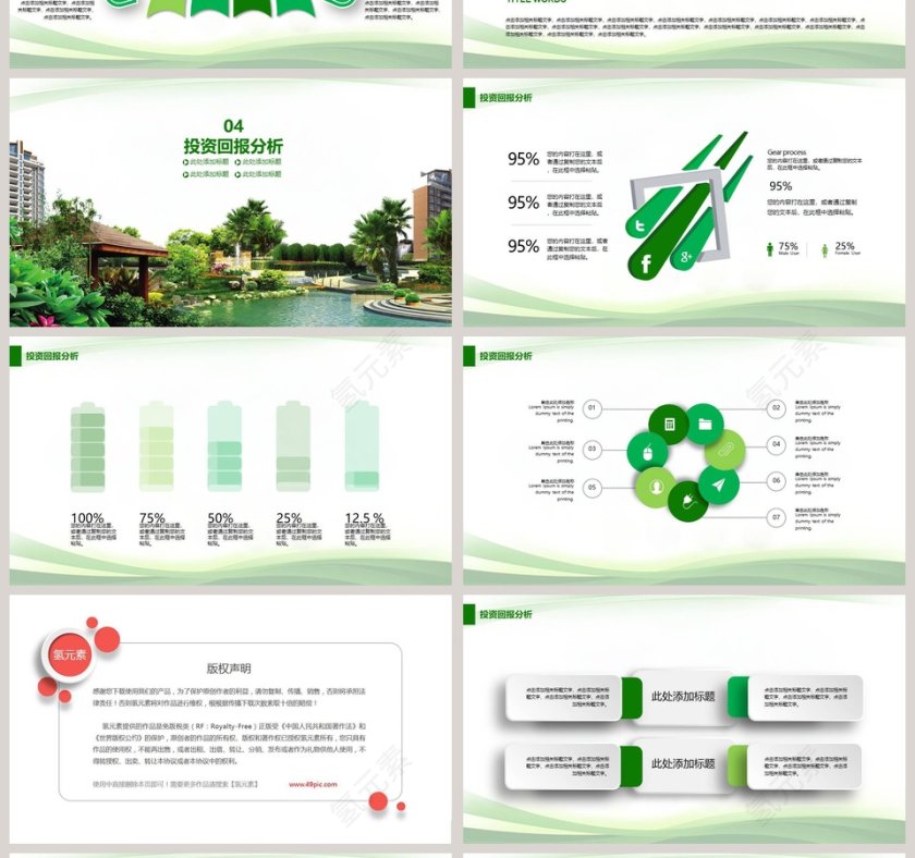城市规划建设房地产商业计划书ppt模板第4张