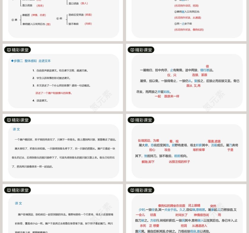课文解析七年级语文上册狼语文课件PPT第3张