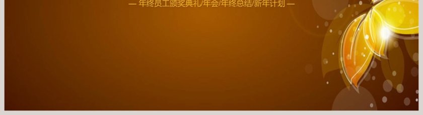 金色简约大气工作总结暨颁奖仪式PPT第5张