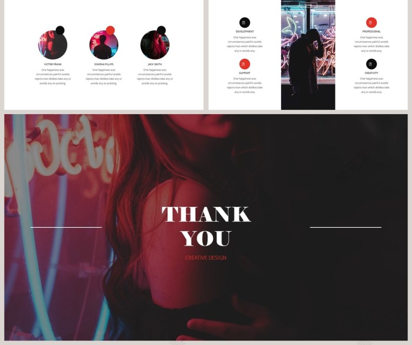 高端杂志风广告策划PPT模板 第5张