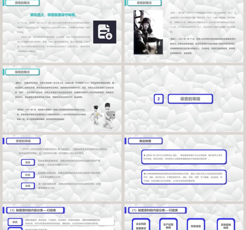 保密知识培训ppt模板  第2张
