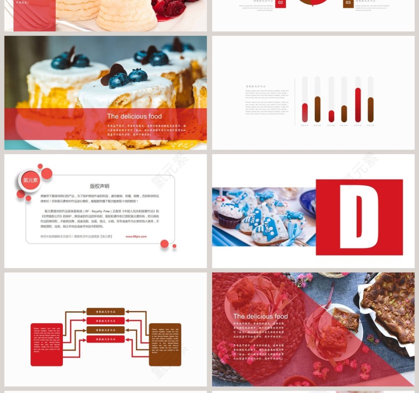 健康美味甜点面包咖啡甜点PPT第4张