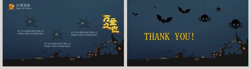 万圣节之夜不给糖就捣乱PPT模板第5张