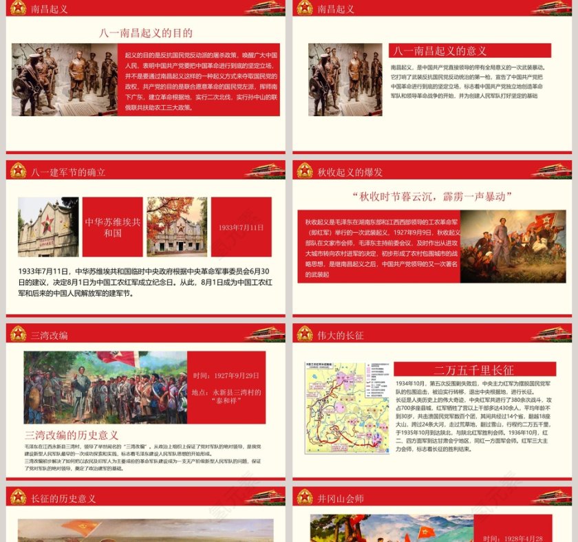 建军90周年习主席重要讲话精神八一建军节PPT党政第5张