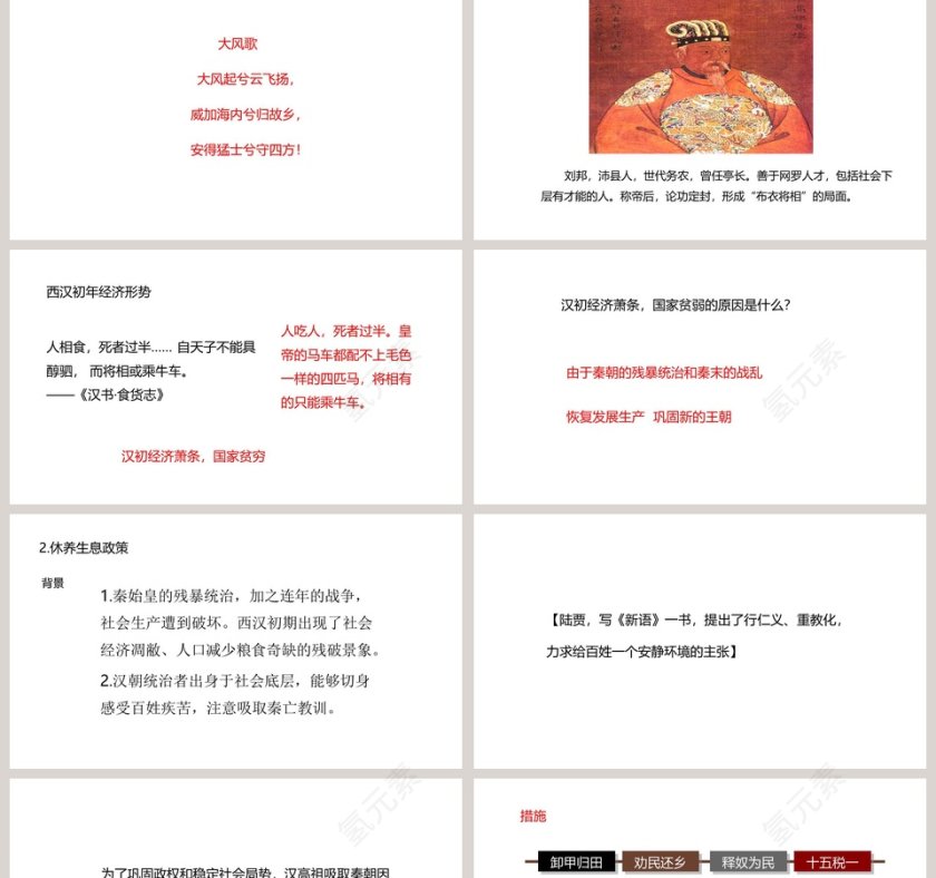 西汉的建立和文景之治-七年级历史人教版教学ppt课件第2张