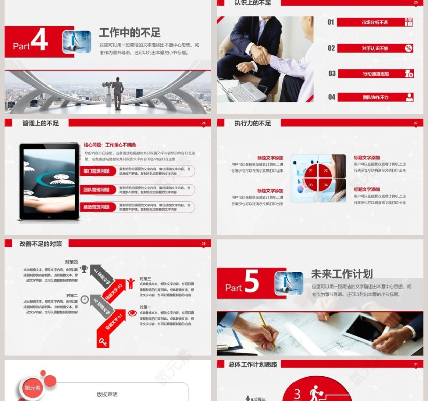 完整销售部年度总结工作报告PPT第5张