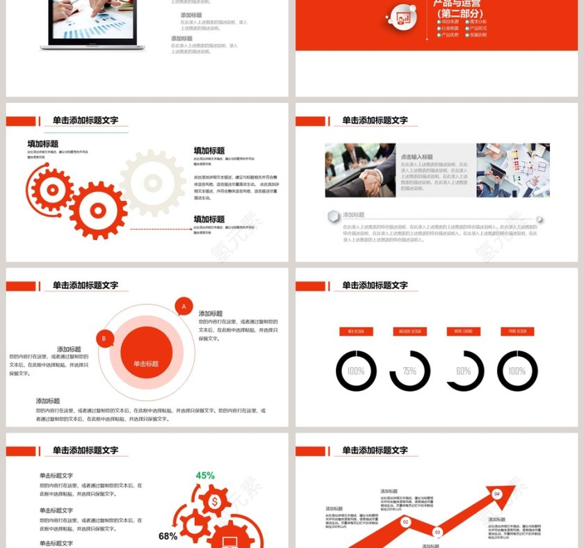 商业营销计划书ppt第3张