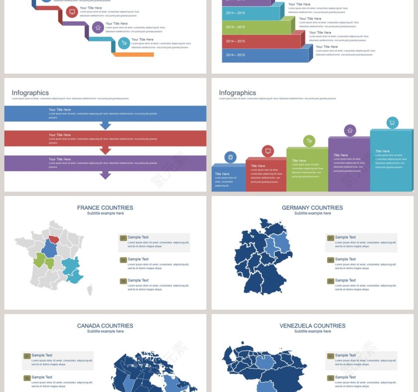 综合信息可视化图表集第6张