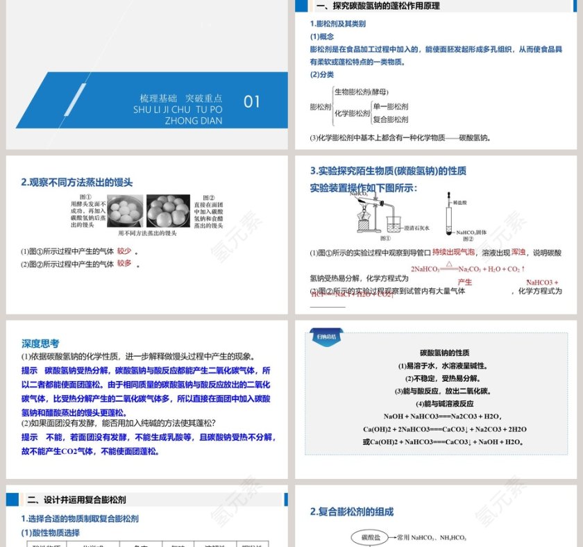 微项目探秘膨松剂-第教学ppt课件第2张