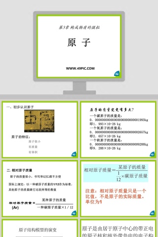 原 子-第教学ppt课件