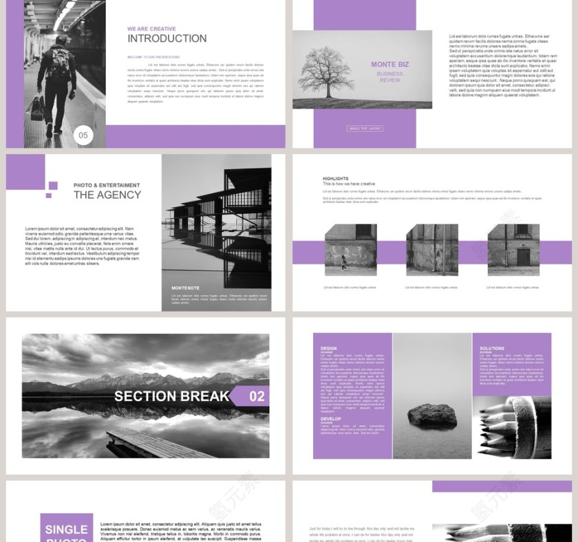 business商业计划书ppt模板第2张