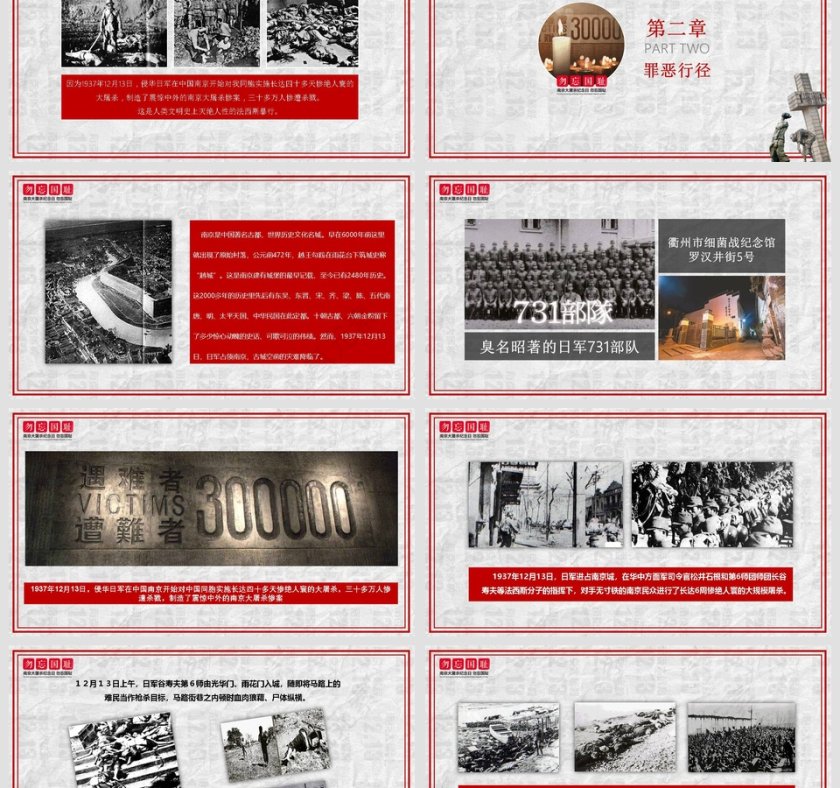 勿忘国耻振兴中华党课PPT模板第3张