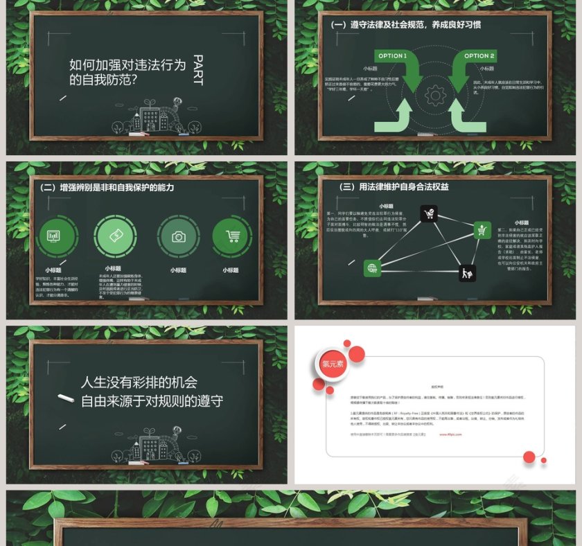 中学普法宣传教育PPT第5张