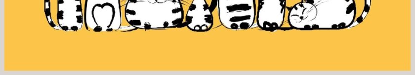 手绘猫咪创意模板PPT第6张