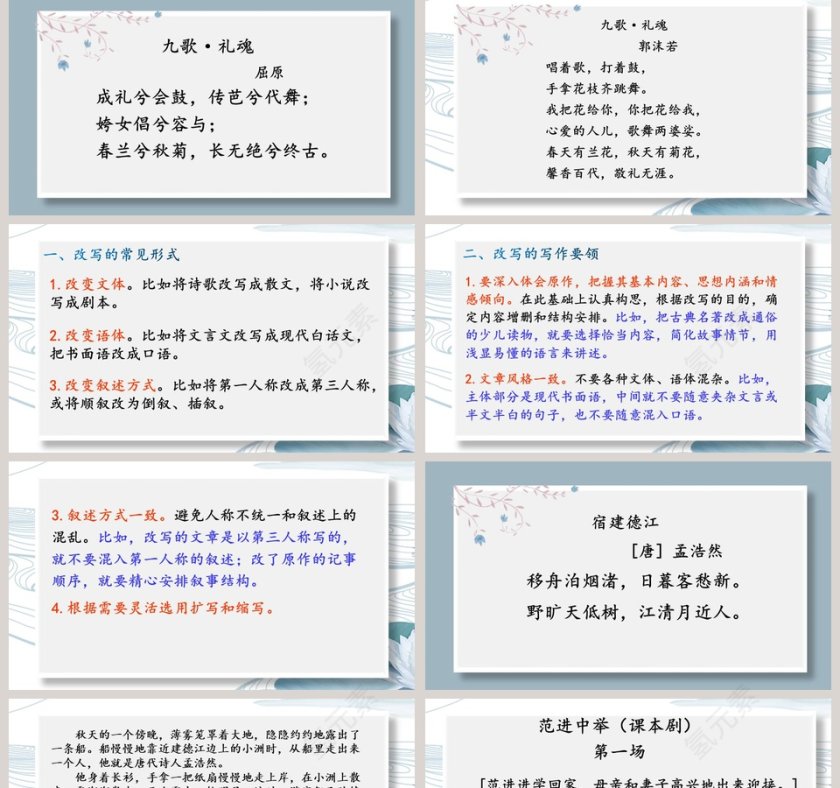 学习改写语文教学PPT课件第2张