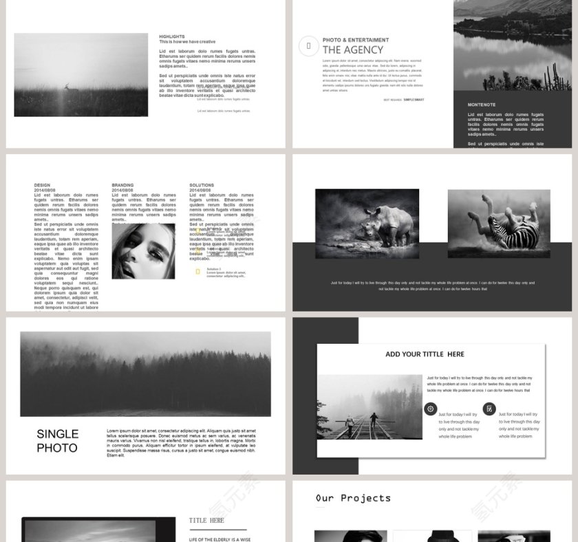 欧美风精美商业计划书PPT第2张