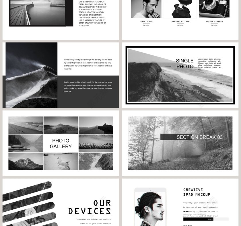 欧美风精美商业计划书PPT第3张