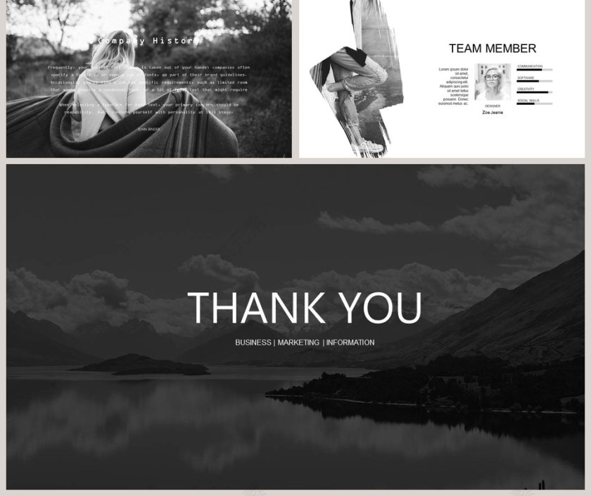 欧美风精美商业计划书PPT第5张