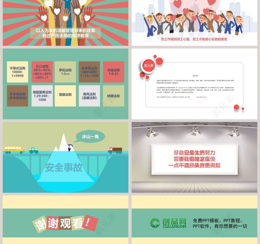 安全生产PPT模板第6张