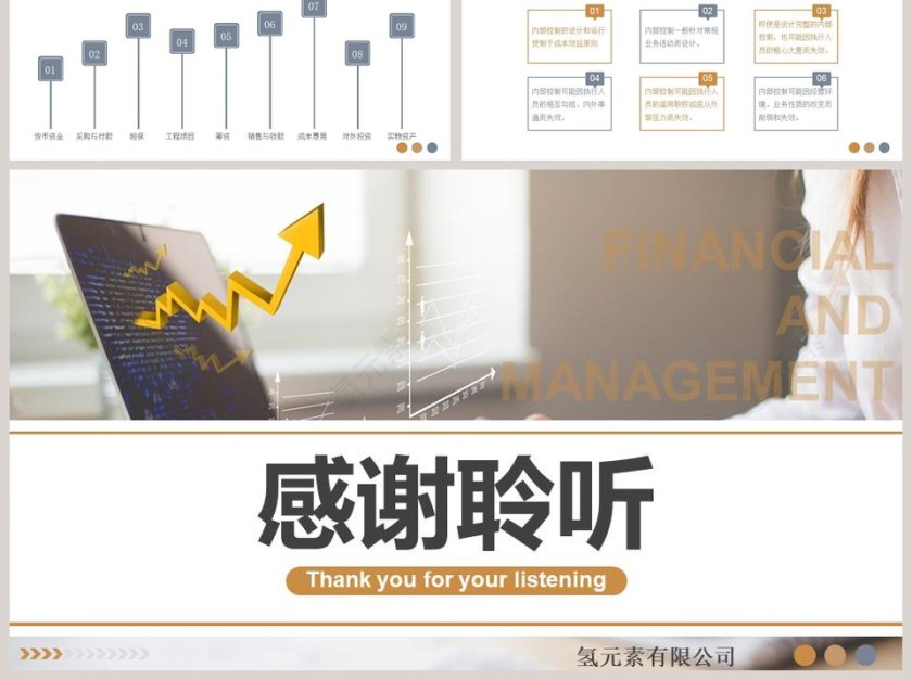 白棕色简约大气财务知识培训ppt第6张