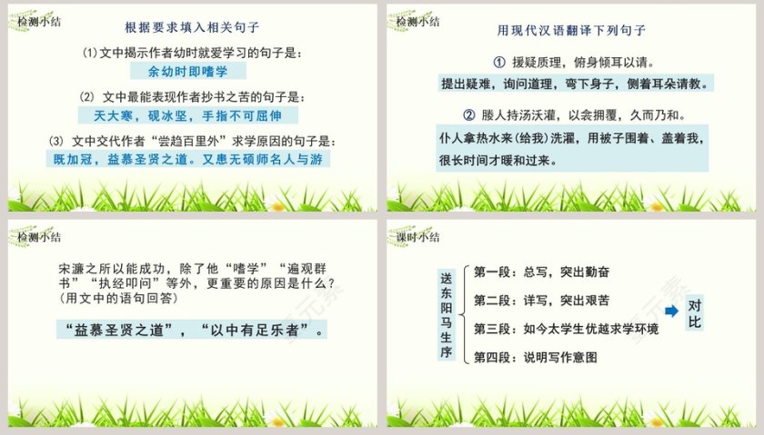 送东阳马生序语文教学PPT课件第8张