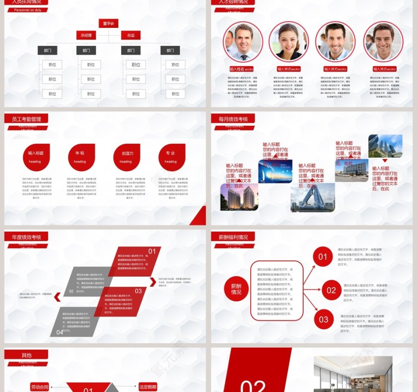 人事行政述职报告PPT第2张