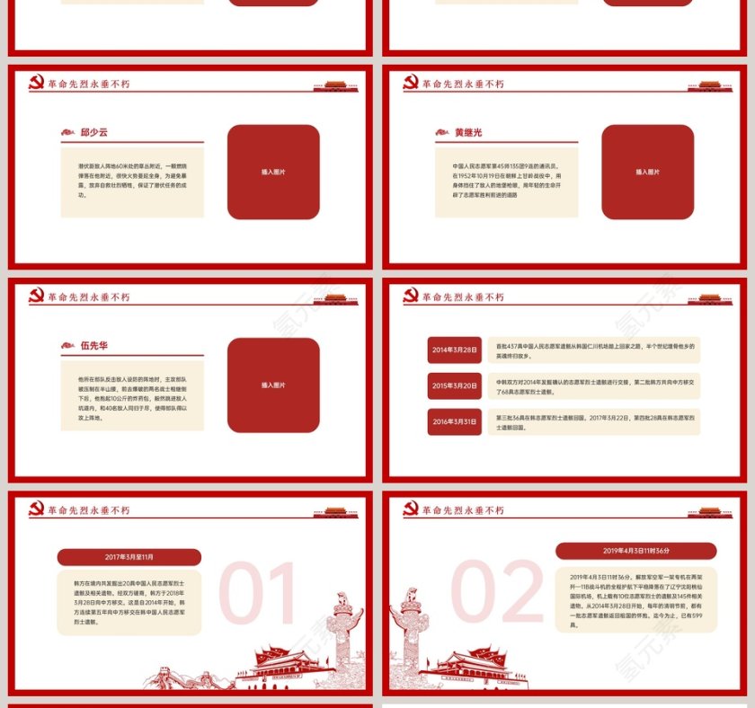 抗美援朝纪念日专题党课PPT第4张