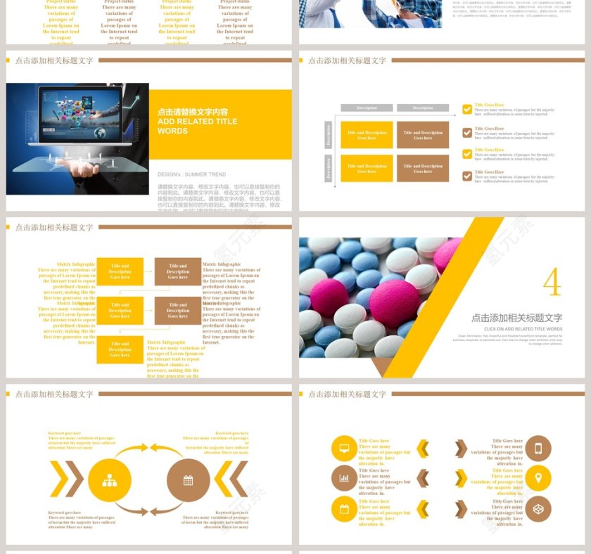 医药行业PPT第4张