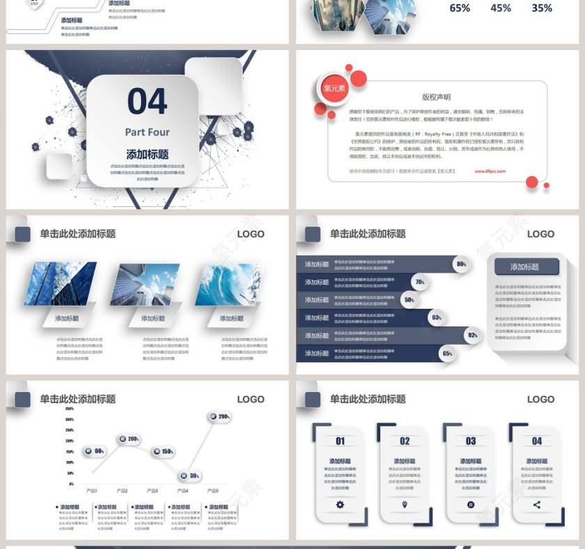年终互联网述职报告PPT第4张