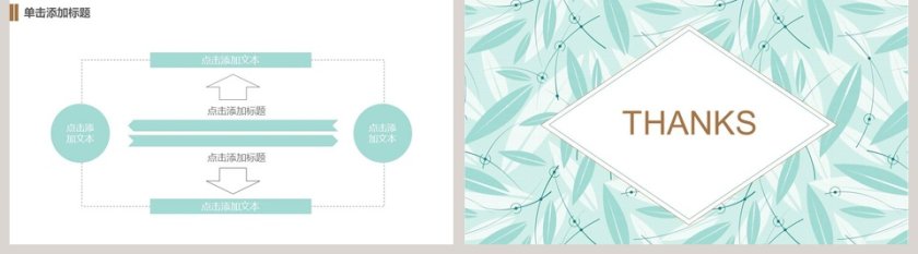 清新论文答辩PPT模板第5张