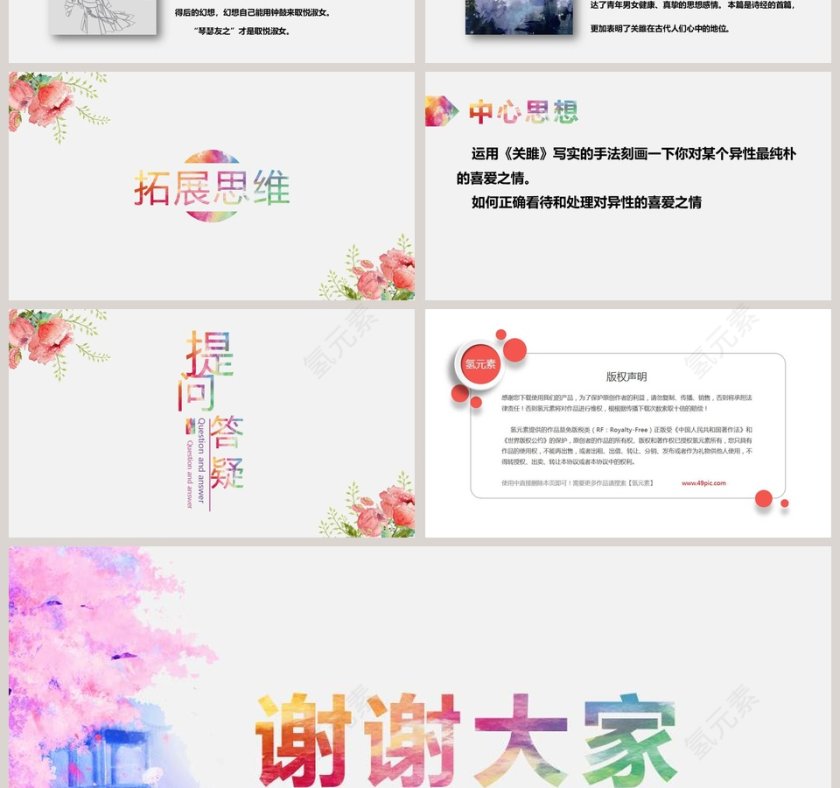 部编版八年级语文关雎语文课件PPT第4张