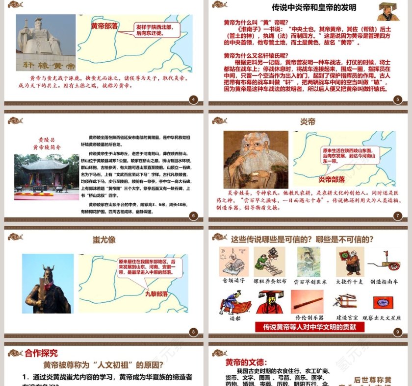 远古的传说教学ppt课件第2张