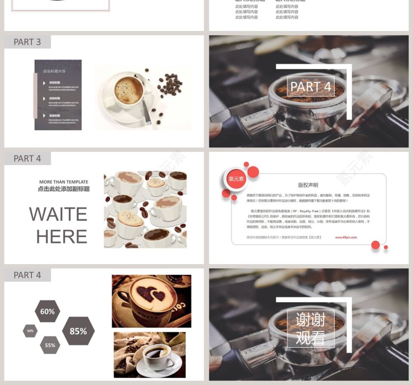 咖啡品牌推广宣传PPT咖啡主题PPT第4张