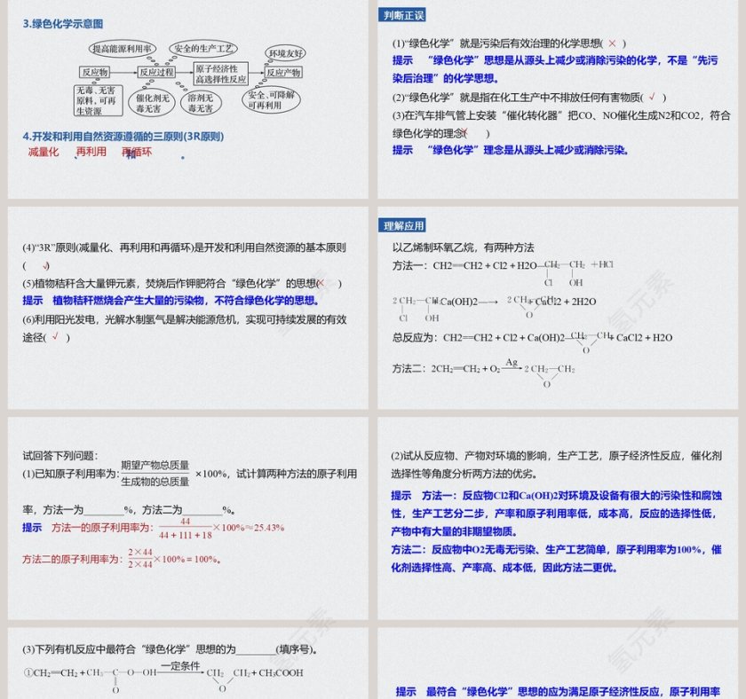 第三节环境保护与绿色化学-第八章化学与可持续发展教学ppt课件第5张