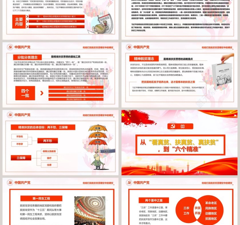  坚决打赢脱贫攻坚战PPT 第3张