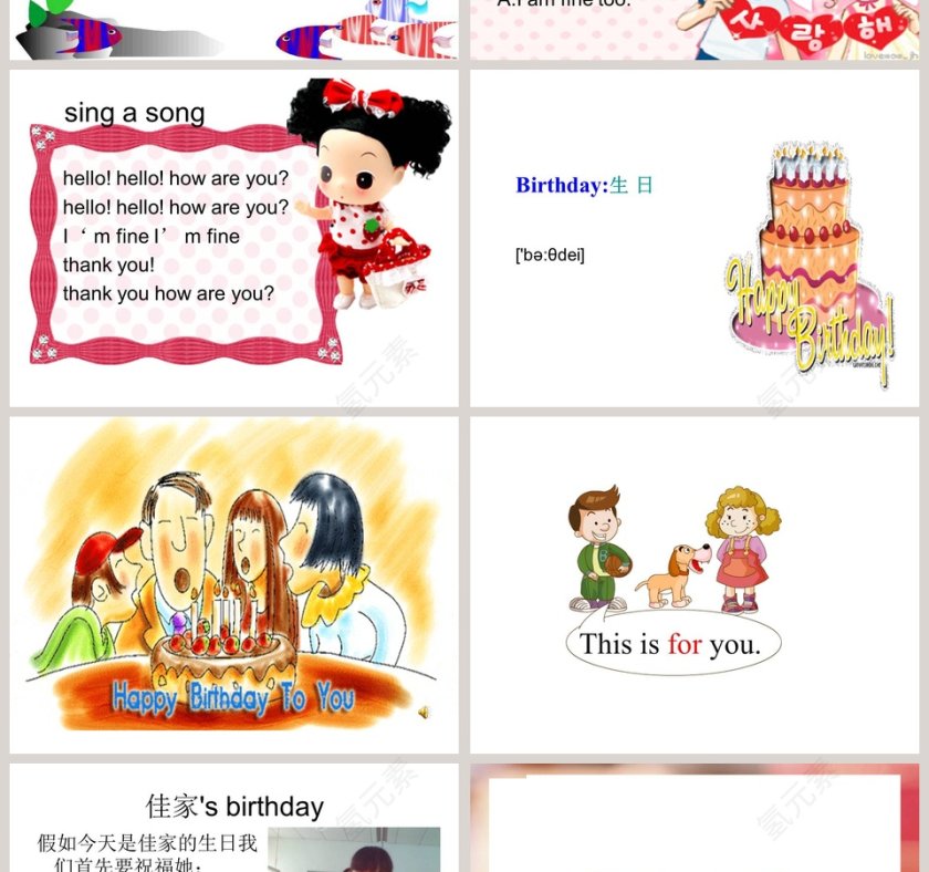 Unit 5-Happy birthday教学ppt课件第2张