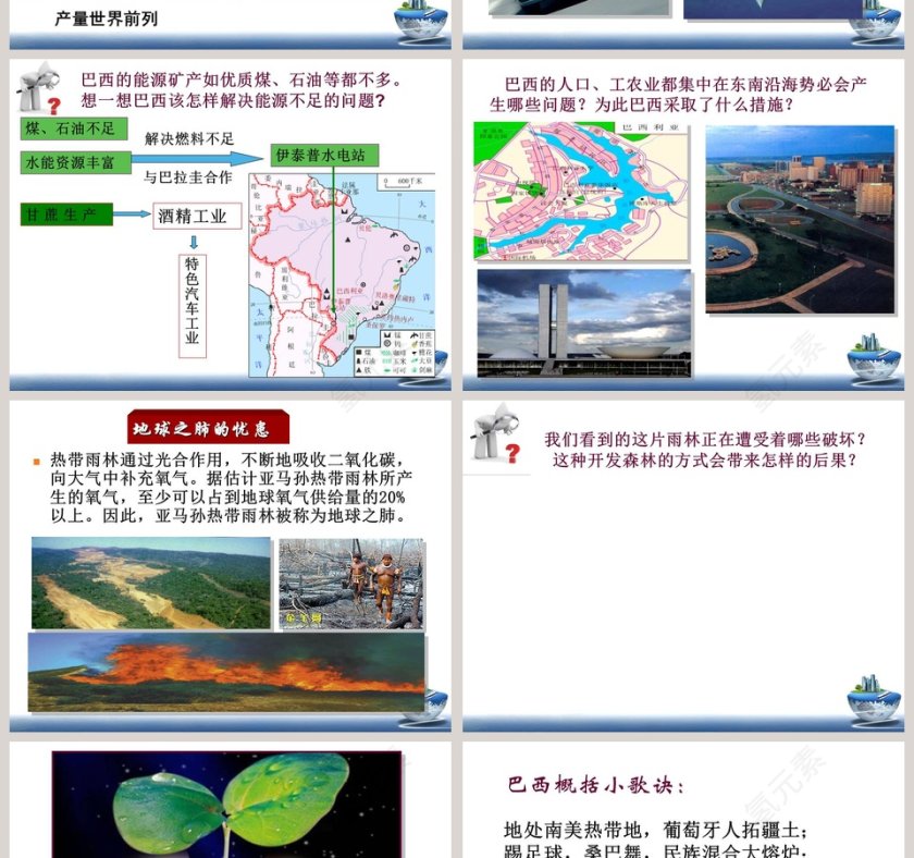 南美巨人-巴西教学ppt课件第4张