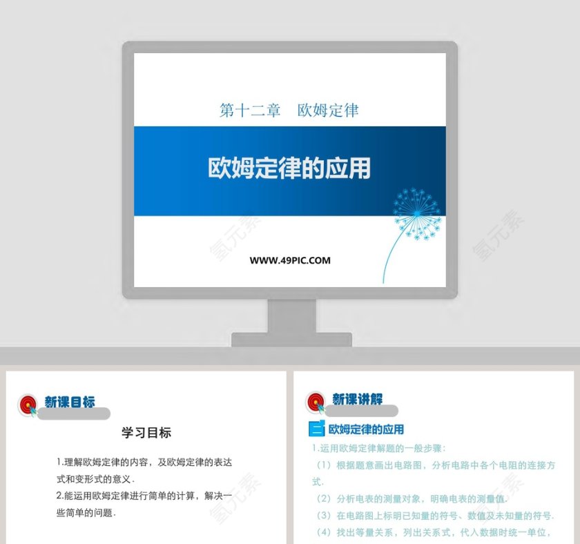 第十二章欧姆定律-欧姆定律的应用教学ppt课件第1张
