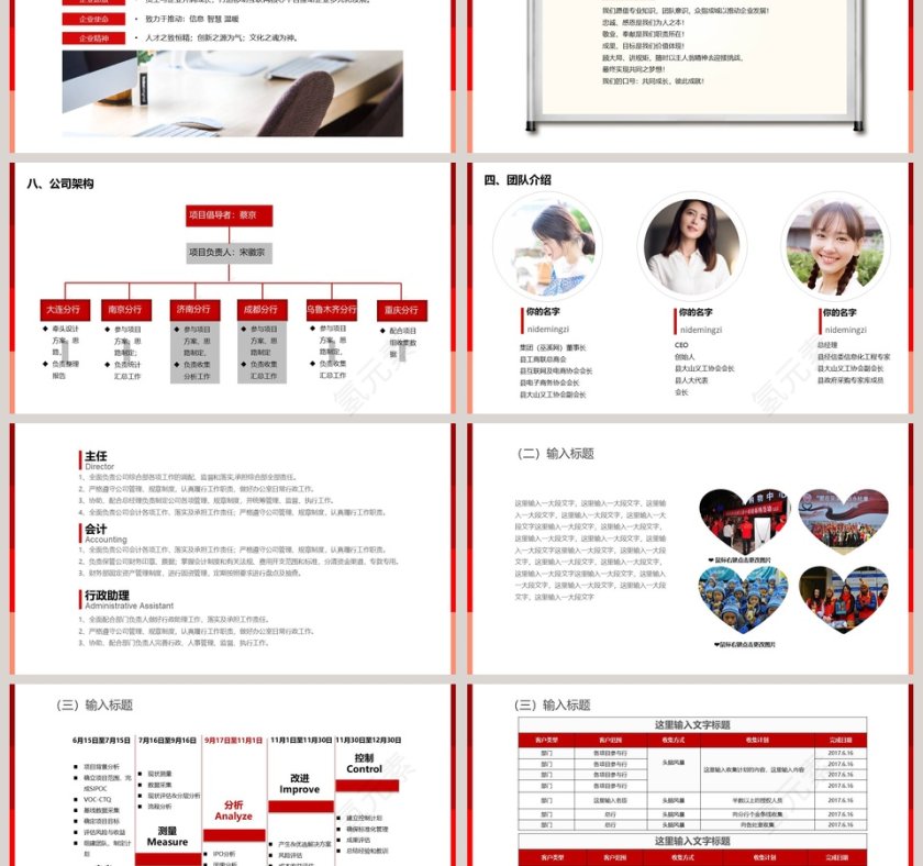 通用版公司介绍简约大气ppt模板第3张